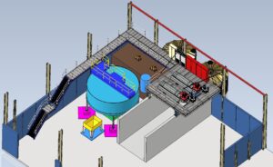 3D Model of Structural Design – Waste Separation Facility