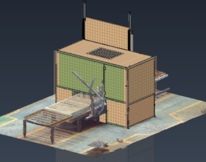 Soundproof Enclosure for Cut-Off Saw